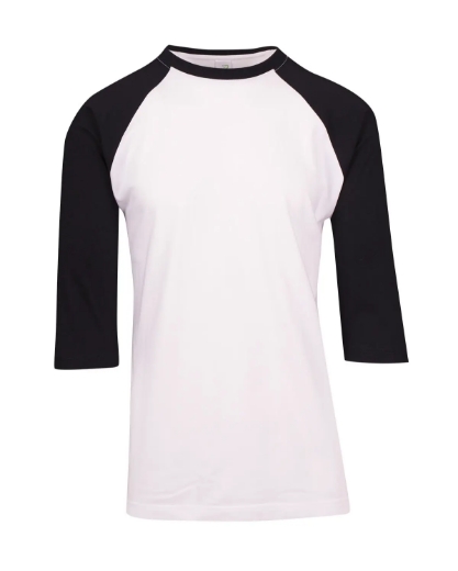 Picture of RAMO, Mens 3/4 Sleeve Raglan Tee